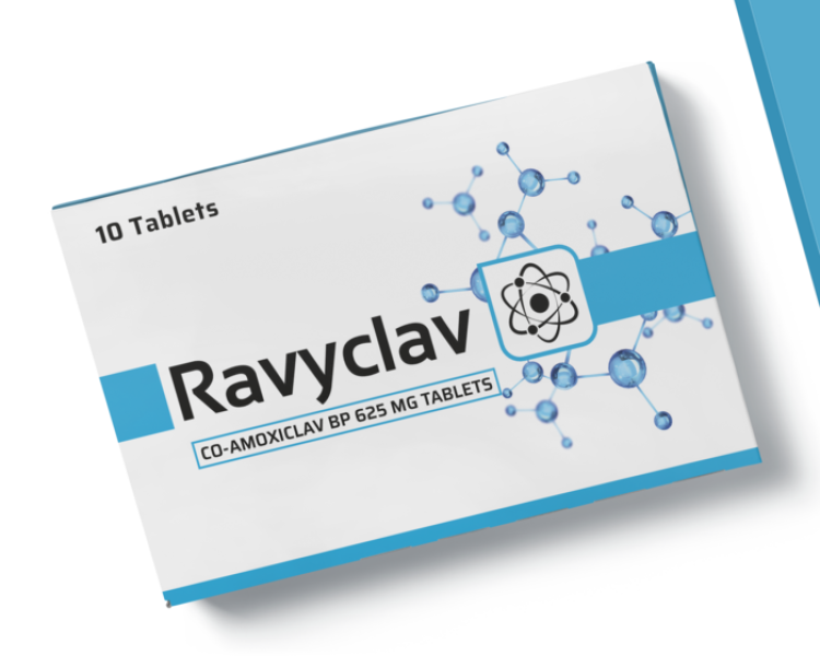 Ravyclav 625 mg Co-amoxiclav tablets BP 625mg